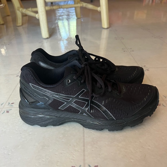 Asics Gel Kayano Running Shoes Sneakers Women's Size 8 T696N Black - Picture 6 of 10